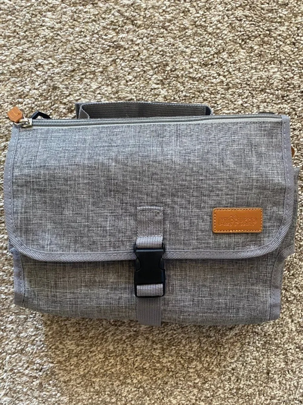Muppykap Baby Changing Mat w/ Organizer Bags, Foldable Detachable Many Pockets